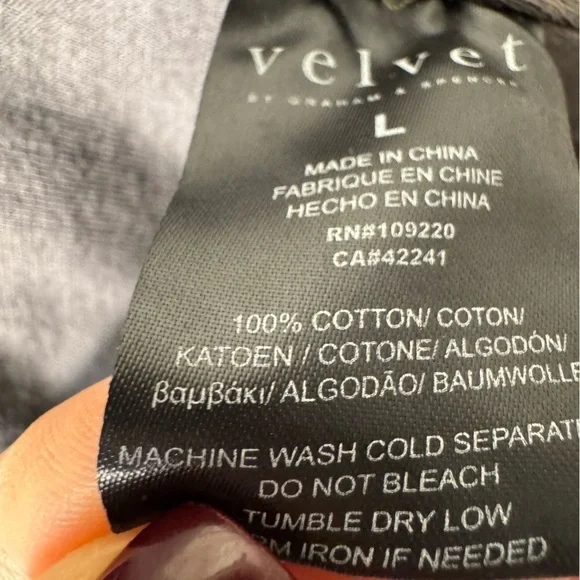 Velvet by Graham Spenser Camouflage Drawstring Military Parker Size Large - Picture 5 of 8